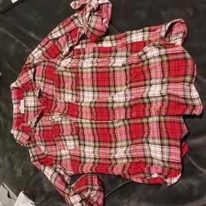 Flannel button down